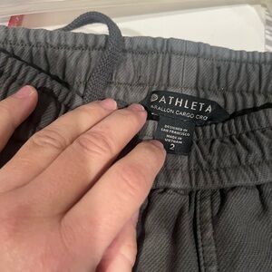 Athleta Charcoal Cargo Pants